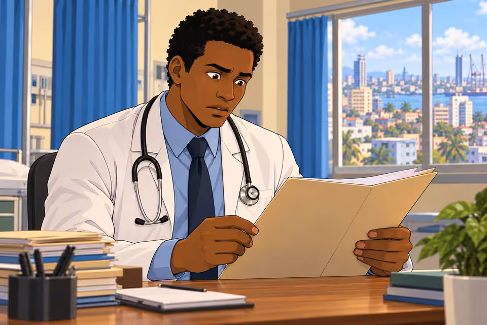 A patient file brings a terrible recognition.