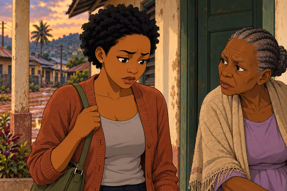 Adesuwa realizes that no family is waiting for her.
