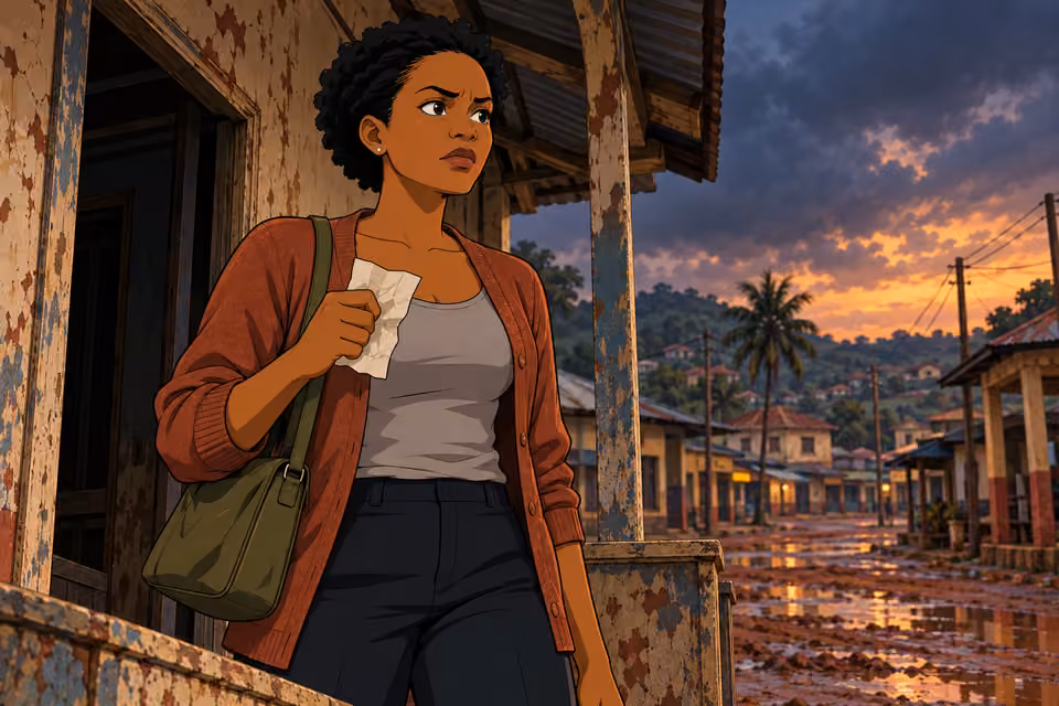 The threat strengthens Adesuwa’s resolve to find answers.