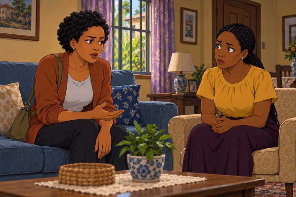Adesuwa asks Kemi to acknowledge why she has returned.