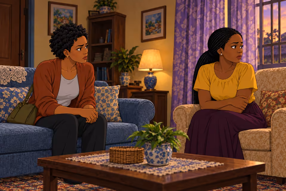 Kemi tells Adesuwa to leave the past behind.