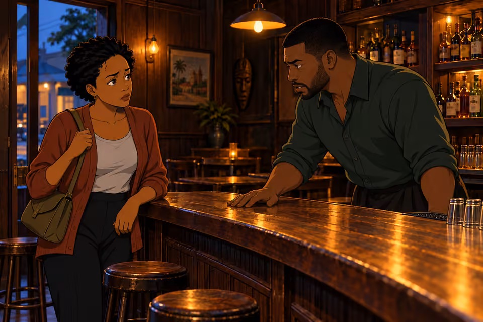 Tayo warns that people in town do not want her asking questions.