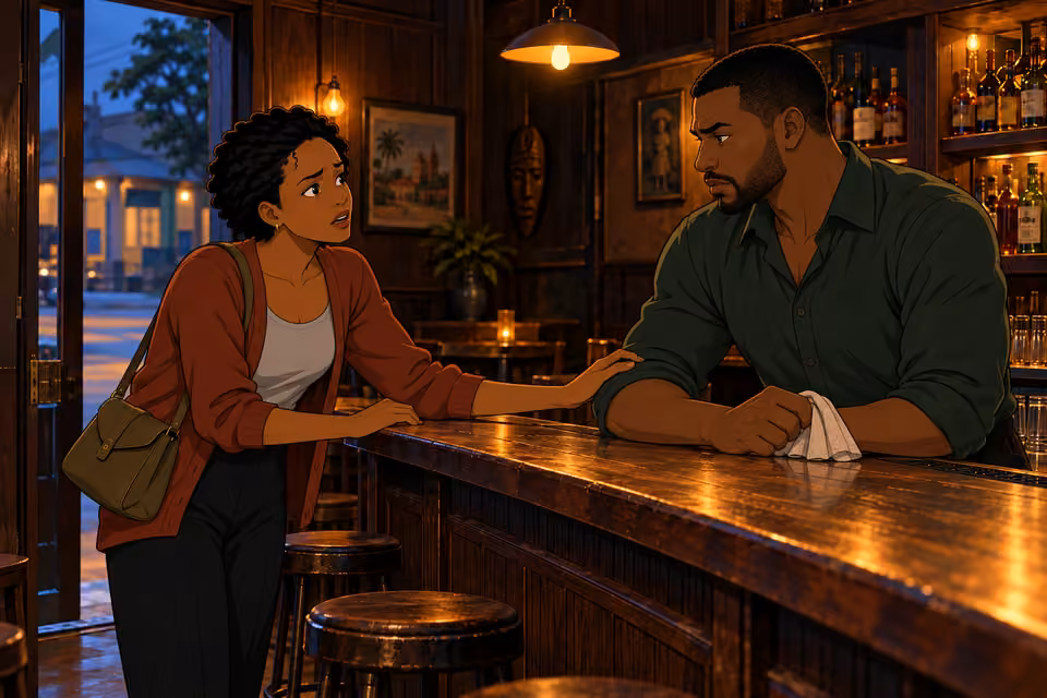 Adesuwa asks Tayo to name the people he fears.