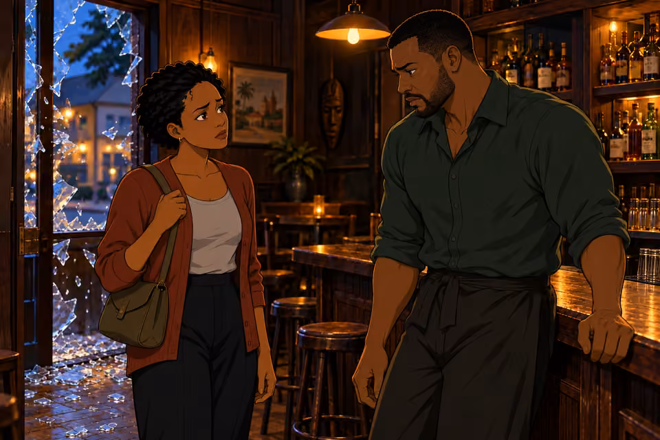Adesuwa senses an old love beneath Tayo’s fear and regret.