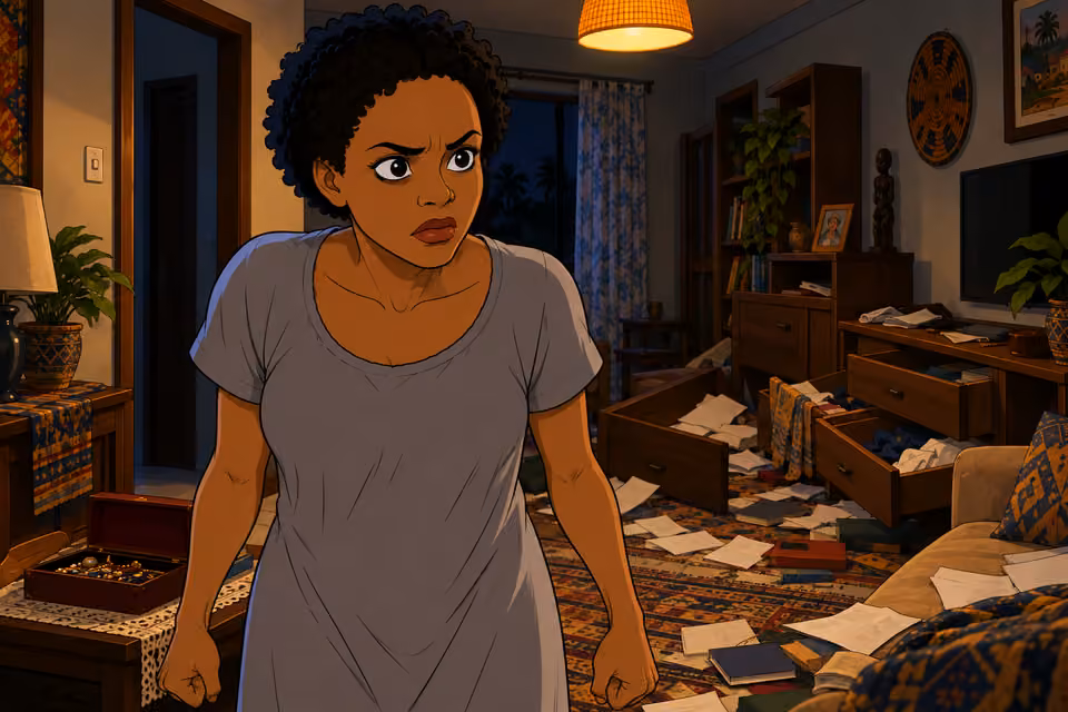 The warning strengthens Adesuwa’s anger and determination.