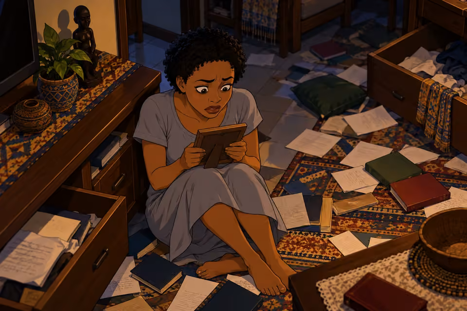 Adesuwa tries to understand who was erased from the photograph.