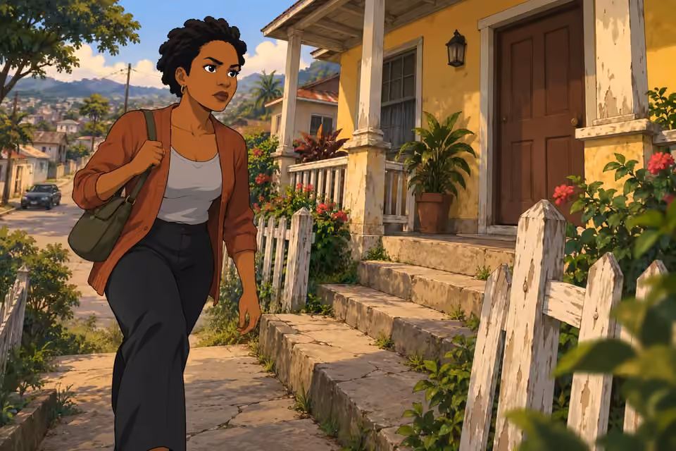 Adesuwa approaches Kemi's house determined to get answers.