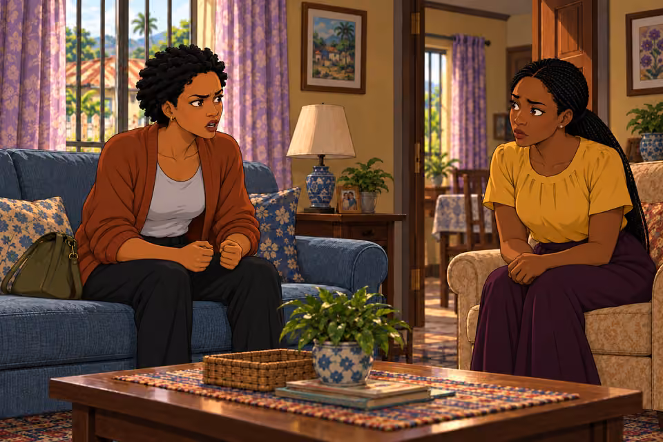 Adesuwa confronts the selfish cost of Kemi’s silence.