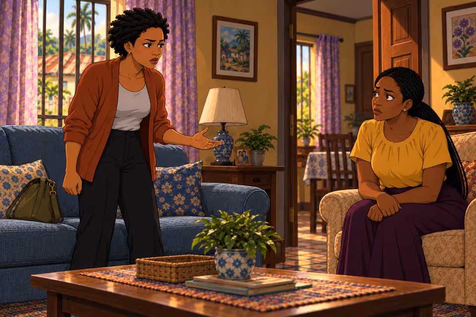 Adesuwa stands and refuses to abandon her search.