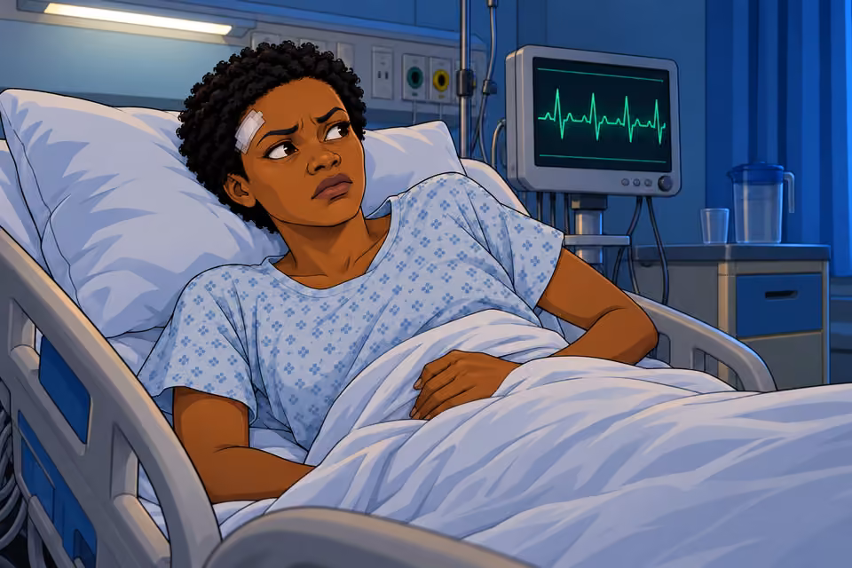 Pain and suspicion keep Adesuwa restless in the hospital.