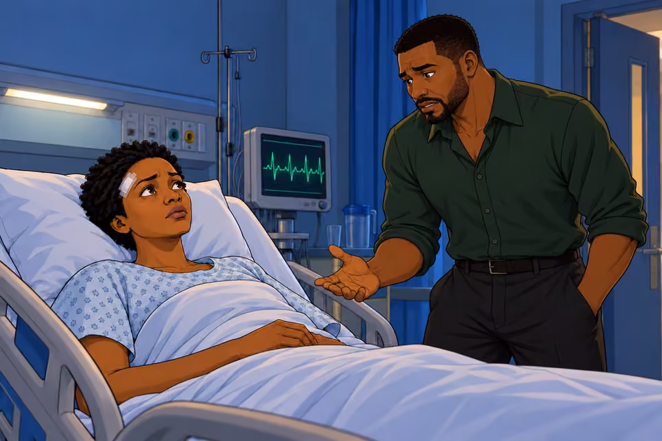 Tayo insists that he is trying to protect her from powerful people.