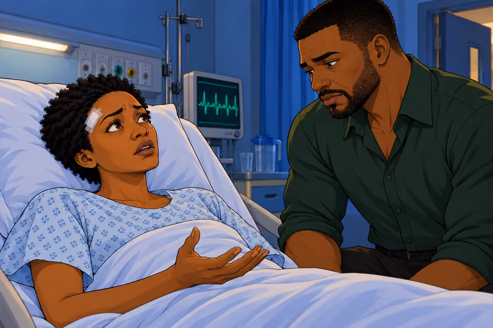Adesuwa asks Tayo to help her understand the danger.