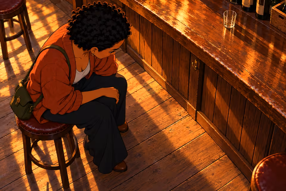 Adesuwa remembers the secret compartment beneath the bar.
