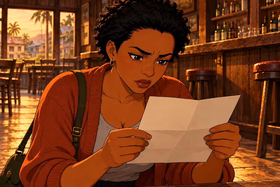 The letter addresses Adesuwa by name.