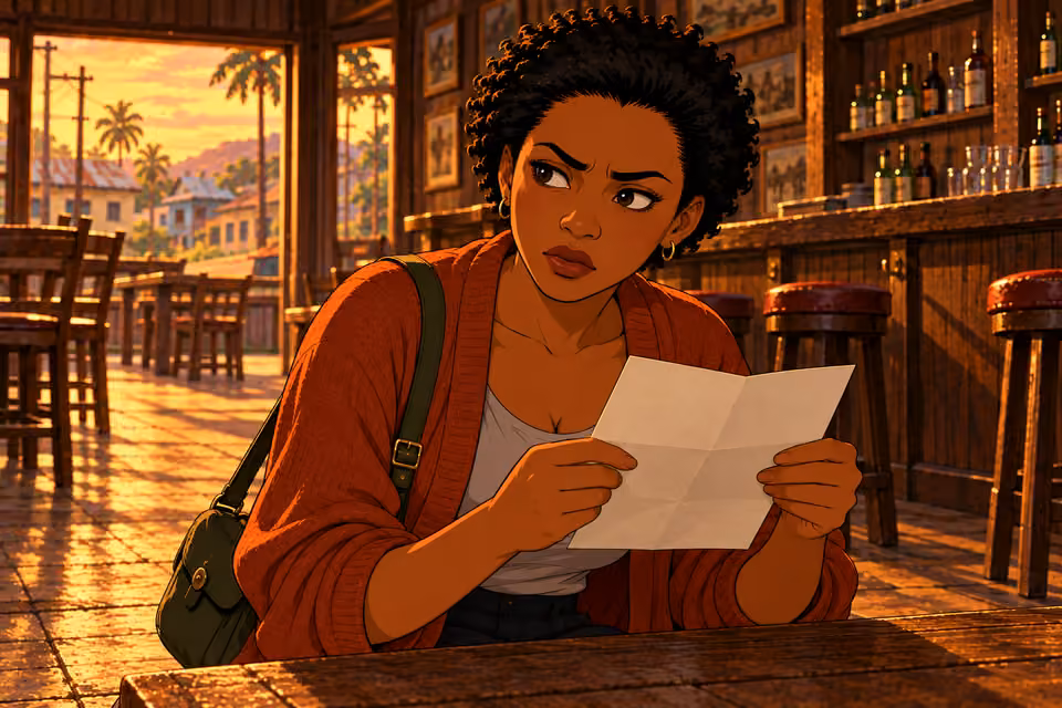 Tayo’s letter points Adesuwa toward the old factory.