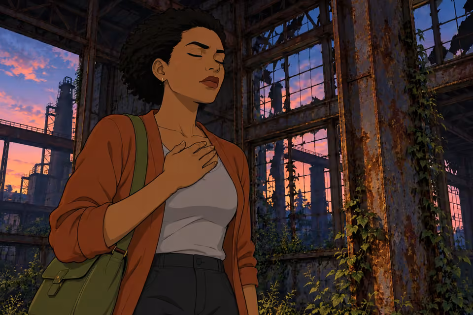 Adesuwa steadies herself and returns to the present.