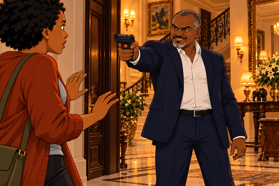 Ajibade boasts of the control he holds over the town.
