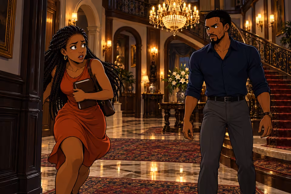 Yewande meets Ayodele as the foyer lights return.