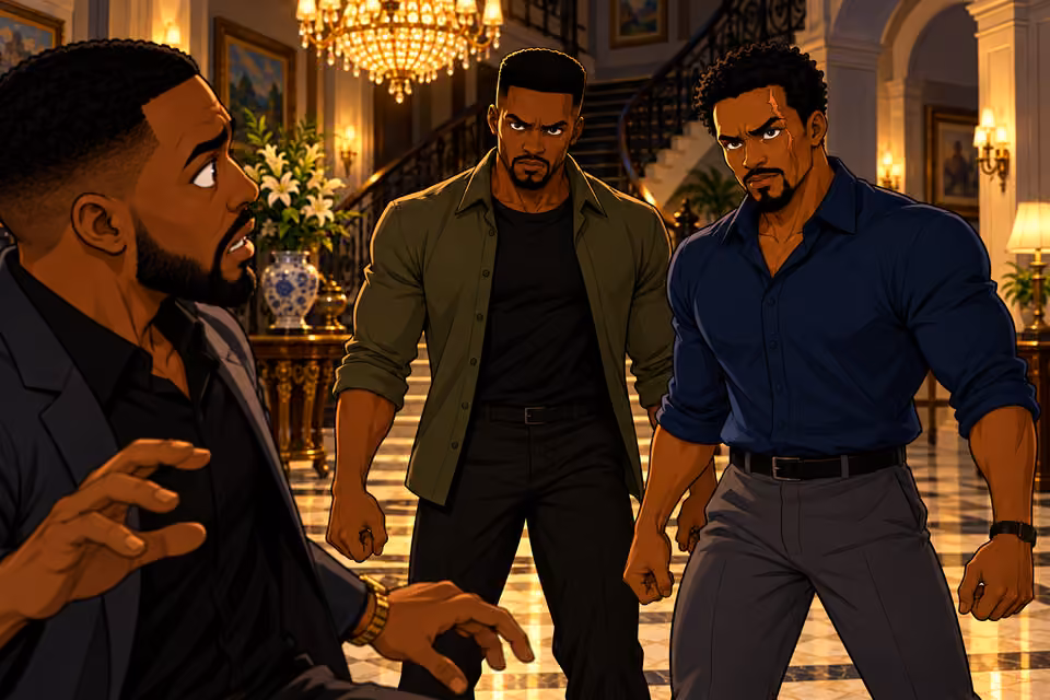 Ayodele joins Emeka and confronts Chike.