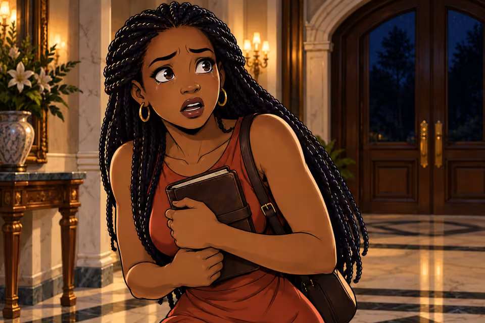 Yewande struggles to comprehend the accusation.