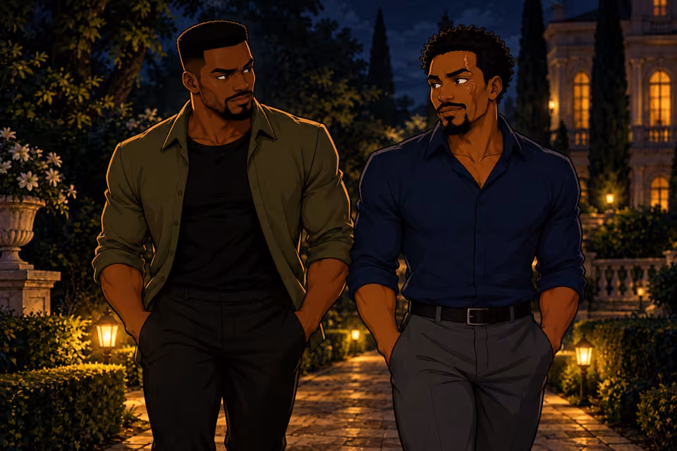 Ayodele and Emeka leave after carrying out their revenge.